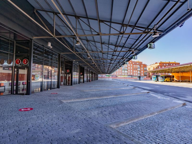 Dársenas estación autobuses Salamanca