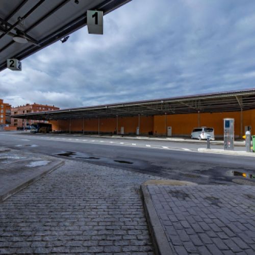 Dársenas de estación de autobuses de Salamanca