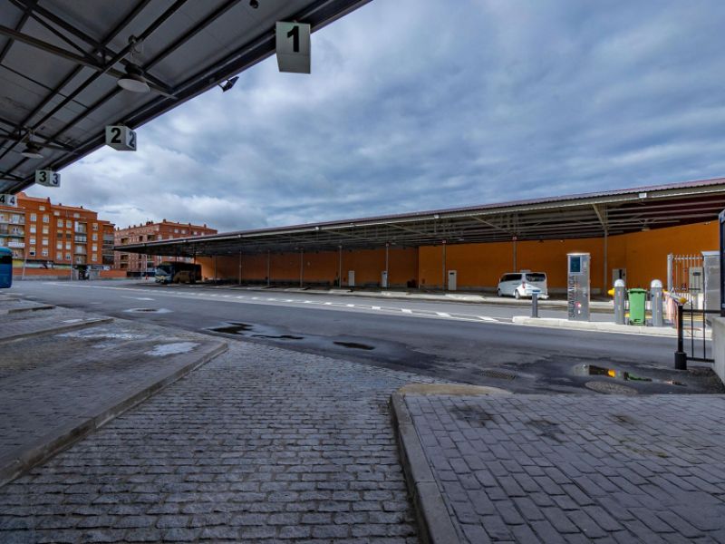 Dársenas de estación de autobuses de Salamanca